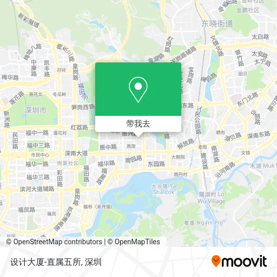 设计大厦-直属五所地图
