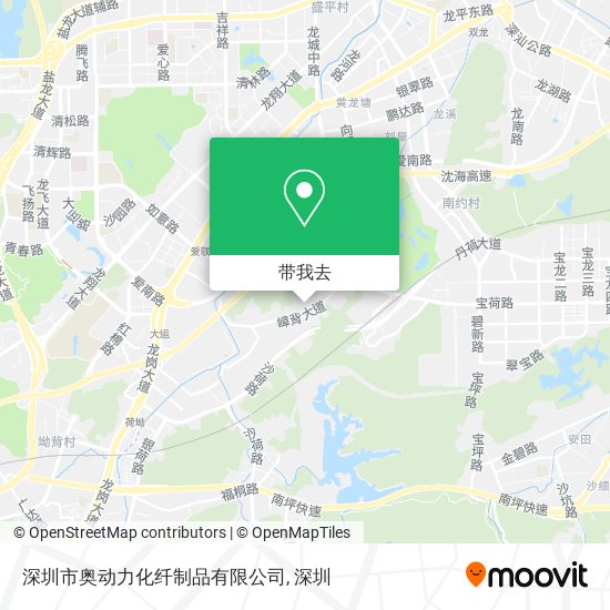 深圳市奥动力化纤制品有限公司地图