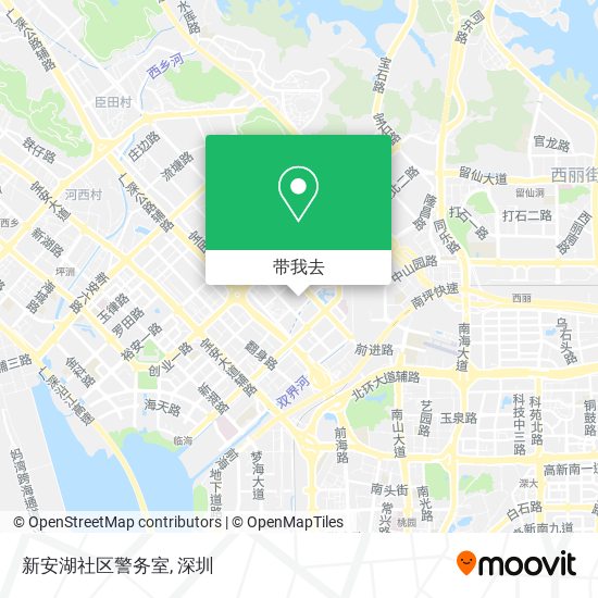 新安湖社区警务室地图