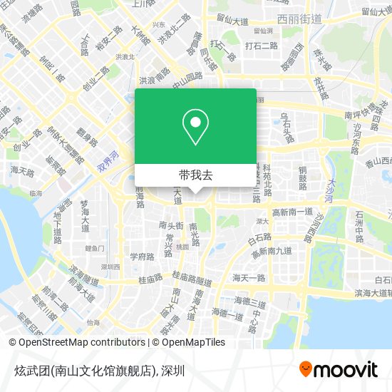 炫武团(南山文化馆旗舰店)地图