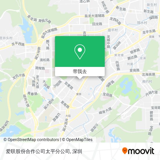 爱联股份合作公司太平分公司地图
