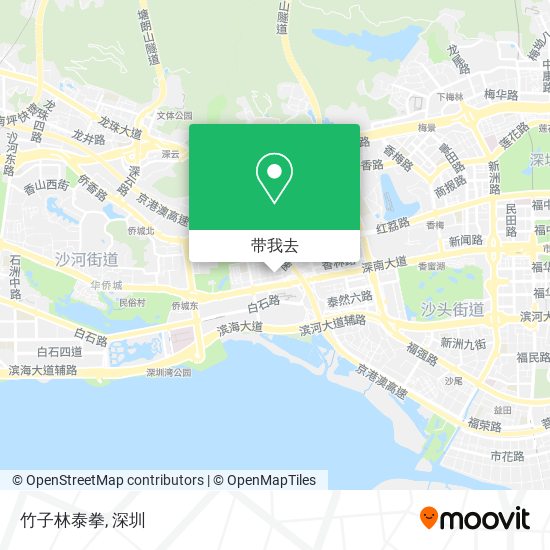 竹子林泰拳地图