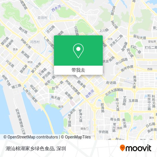潮汕棉湖家乡绿色食品地图