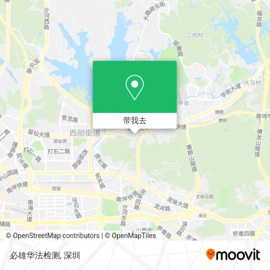 必雄华法检测地图