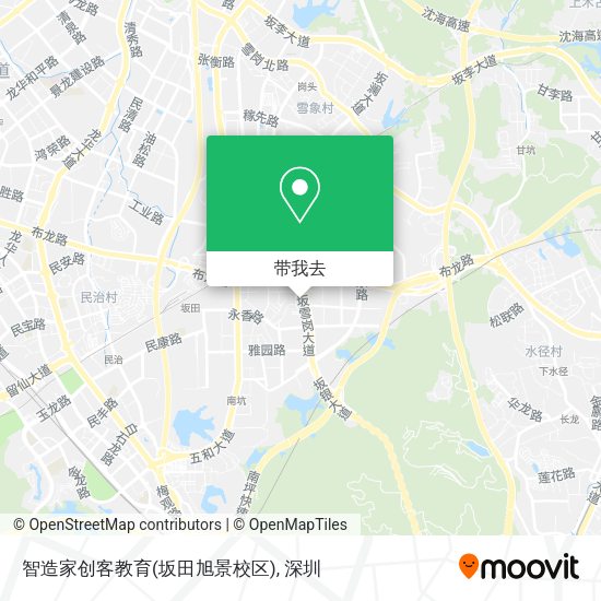 智造家创客教育(坂田旭景校区)地图