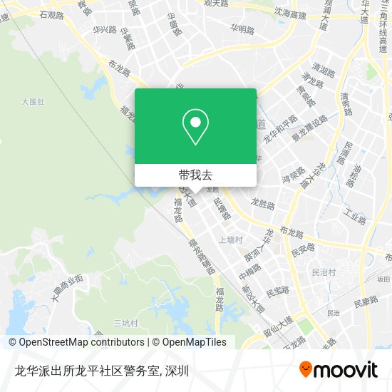 龙华派出所龙平社区警务室地图