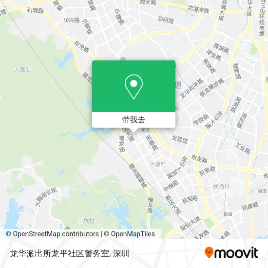 龙华派出所龙平社区警务室地图