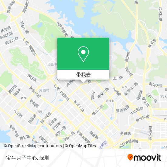 宝生月子中心地图