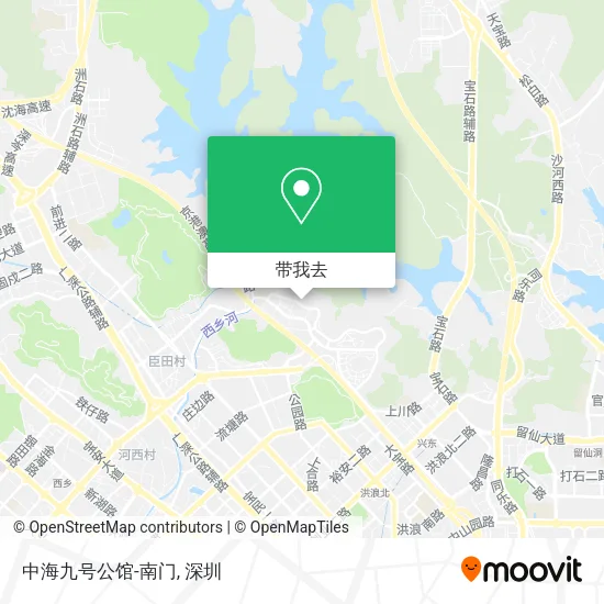 中海九号公馆-南门地图