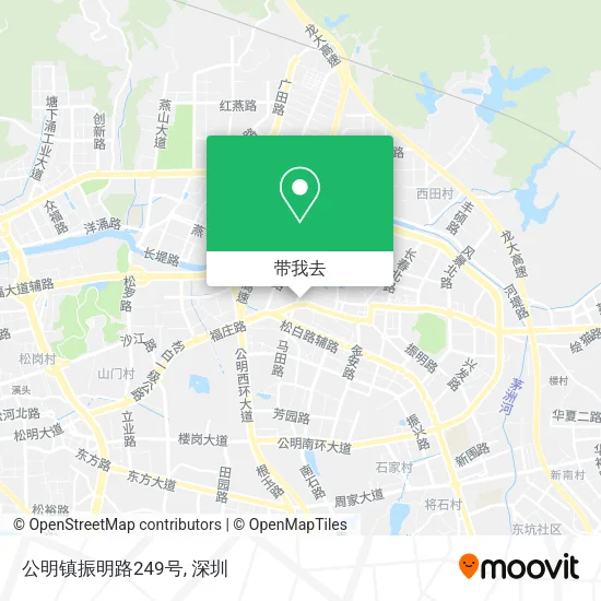 公明镇振明路249号地图