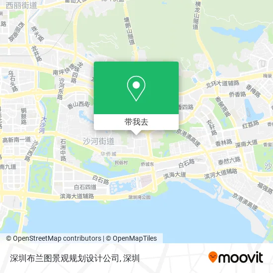 深圳布兰图景观规划设计公司地图