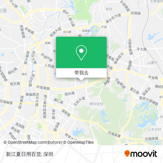 新江夏日用百货地图