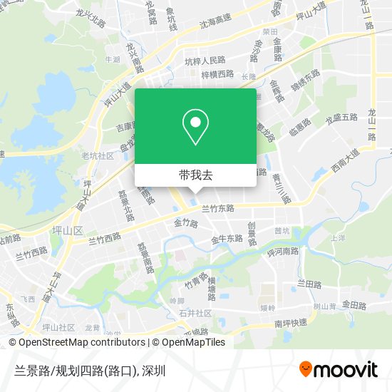 兰景路/规划四路(路口)地图