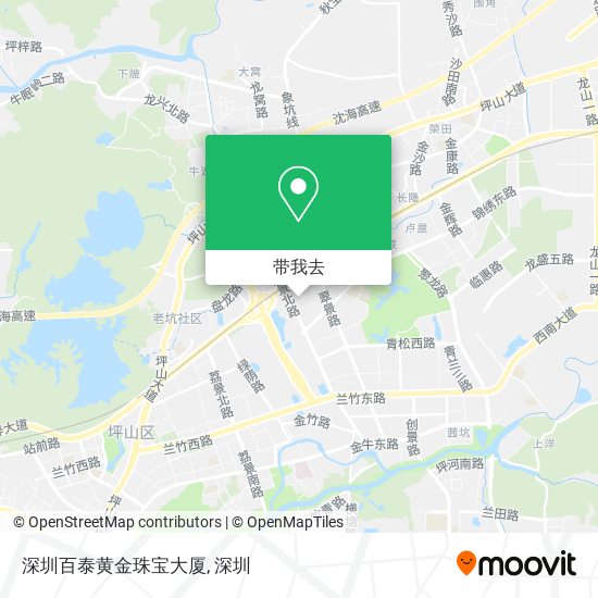 深圳百泰黄金珠宝大厦地图