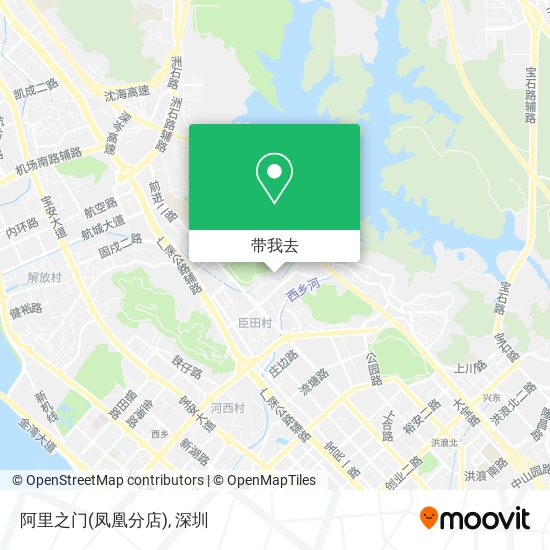 阿里之门(凤凰分店)地图