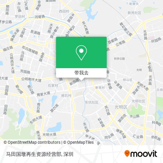 马田国墩再生资源经营部地图