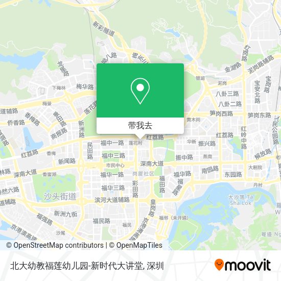 北大幼教福莲幼儿园-新时代大讲堂地图