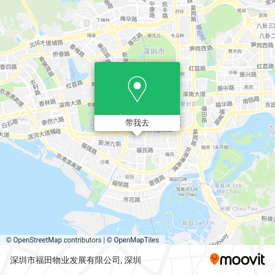 深圳市福田物业发展有限公司地图