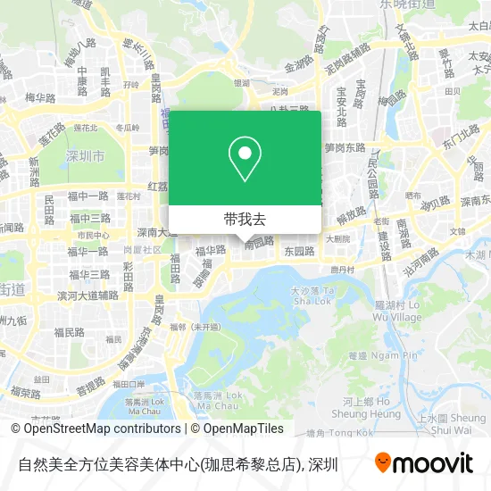 自然美全方位美容美体中心(珈思希黎总店)地图