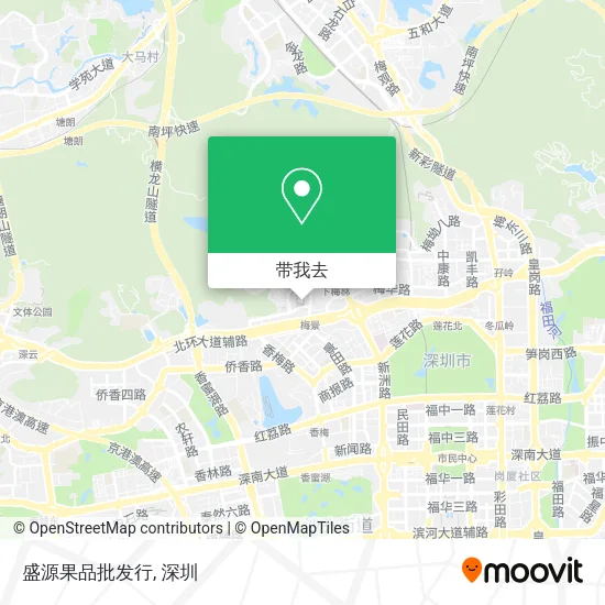 盛源果品批发行地图