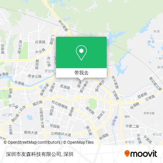 深圳市友森科技有限公司地图
