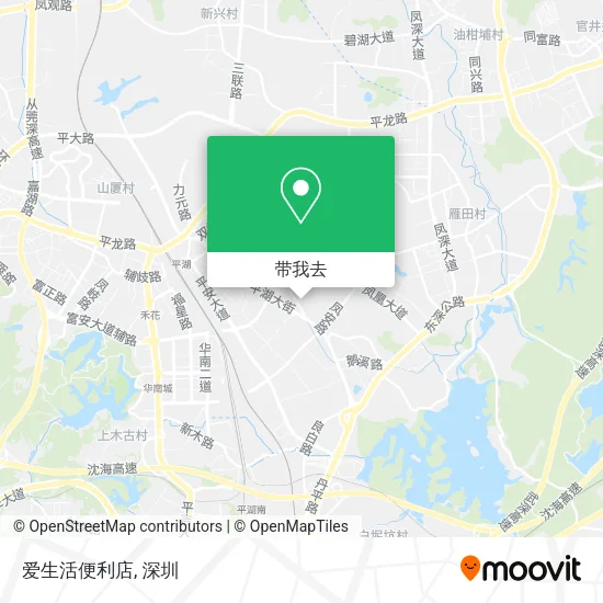 爱生活便利店地图