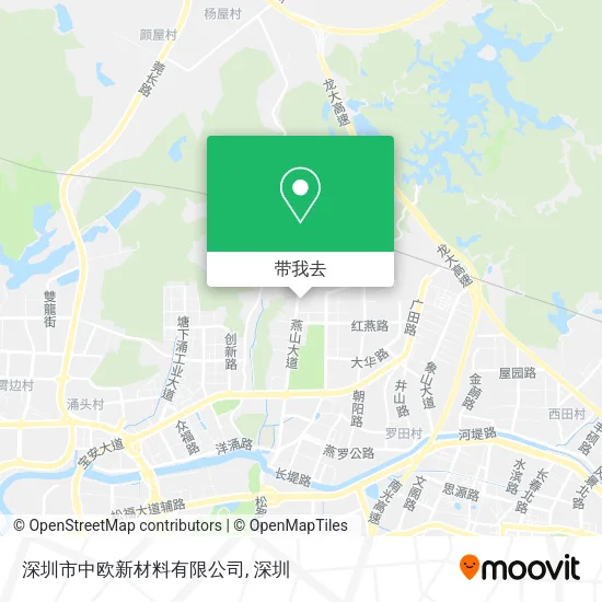 深圳市中欧新材料有限公司地图