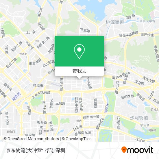 京东物流(大冲营业部)地图