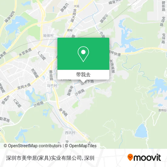 深圳市美华居(家具)实业有限公司地图