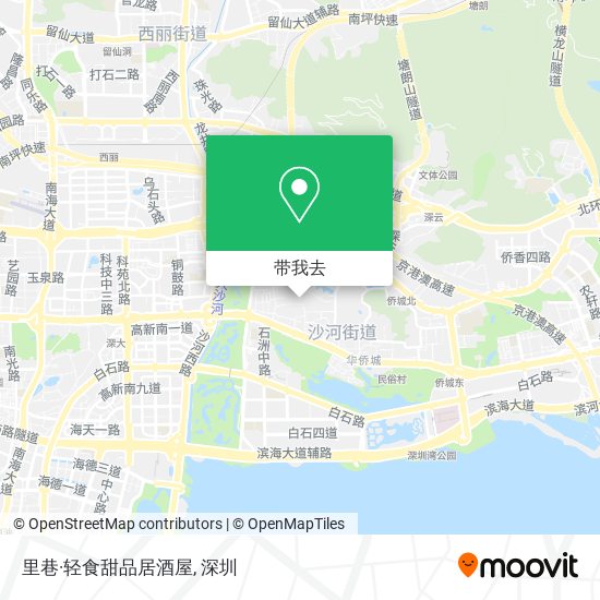 里巷·轻食甜品居酒屋地图
