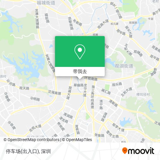 停车场(出入口)地图