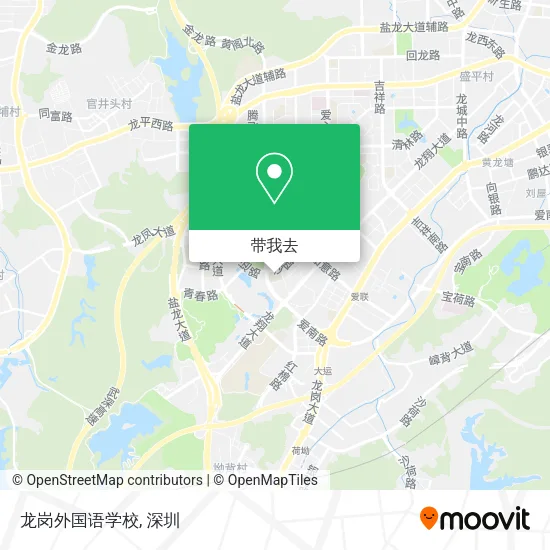 龙岗外国语学校地图
