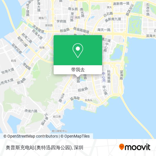 奥普斯充电站(奥特迅四海公园)地图
