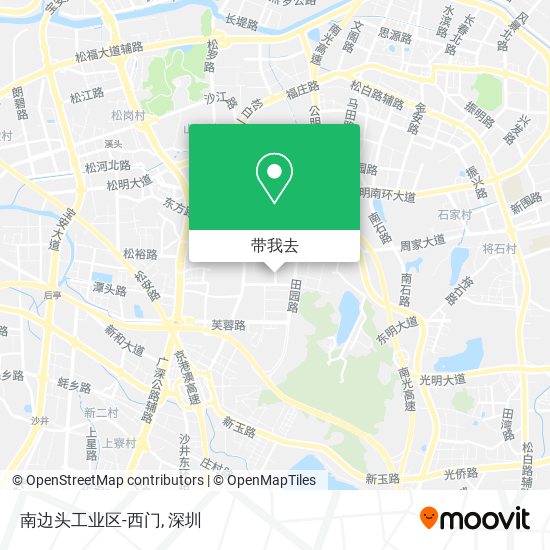 南边头工业区-西门地图