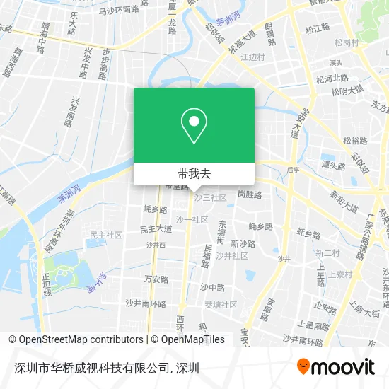 深圳市华桥威视科技有限公司地图