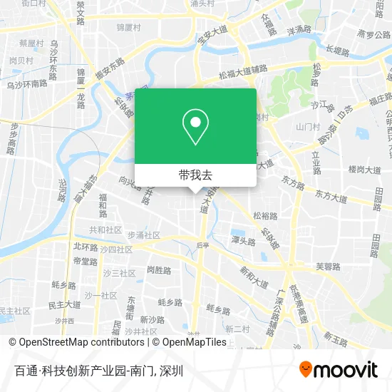 百通·科技创新产业园-南门地图