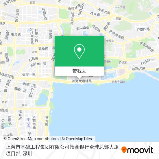 上海市基础工程集团有限公司招商银行全球总部大厦项目部地图