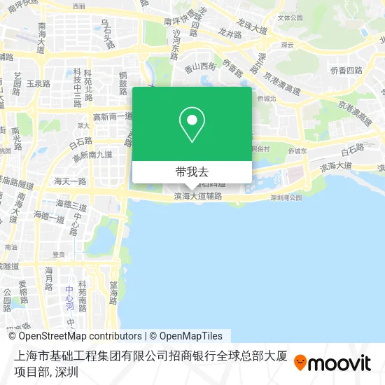 上海市基础工程集团有限公司招商银行全球总部大厦项目部地图