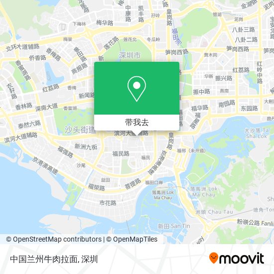 中国兰州牛肉拉面地图