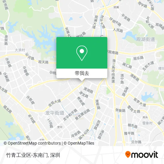 竹青工业区-东南门地图