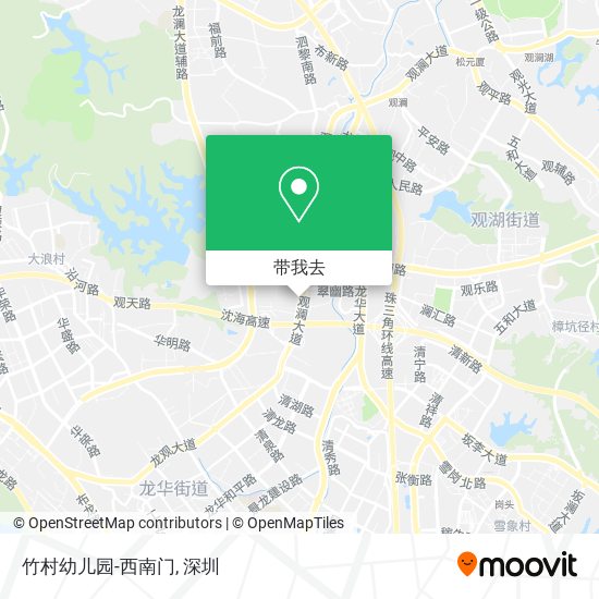 竹村幼儿园-西南门地图
