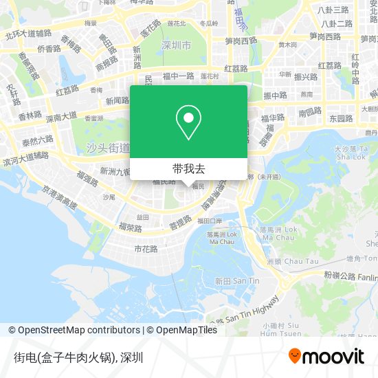 街电(盒子牛肉火锅)地图