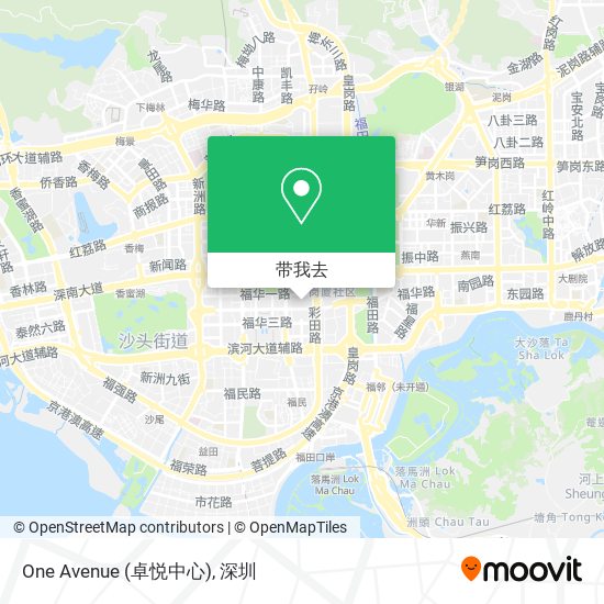 One Avenue (卓悦中心)地图