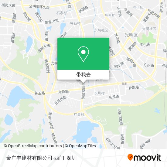 金广丰建材有限公司-西门地图