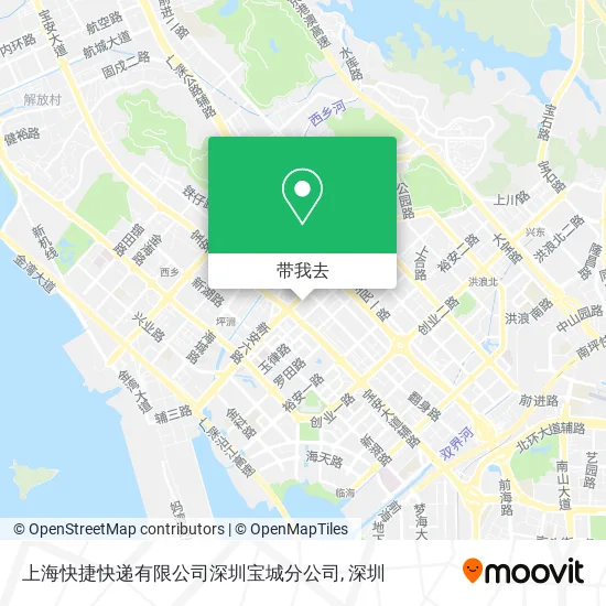 上海快捷快递有限公司深圳宝城分公司地图