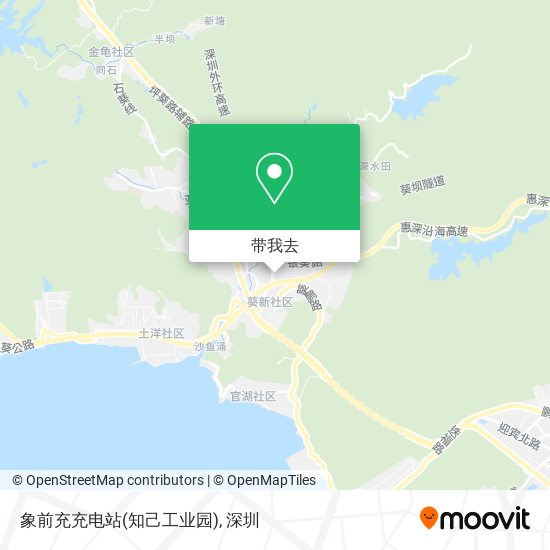 象前充充电站(知己工业园)地图