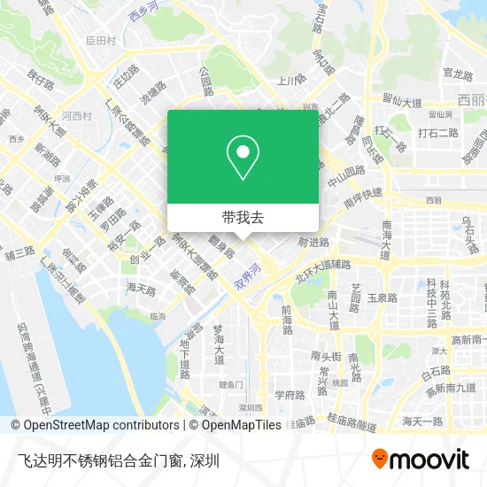 飞达明不锈钢铝合金门窗地图