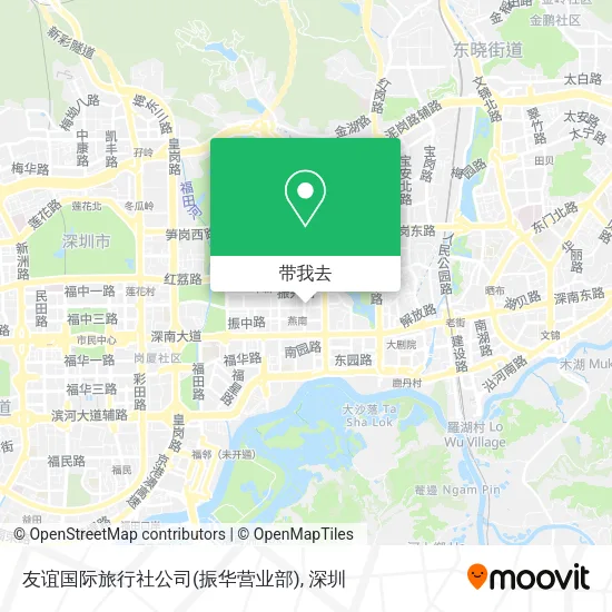 友谊国际旅行社公司(振华营业部)地图
