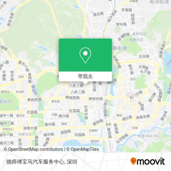 德师傅宝马汽车服务中心地图
