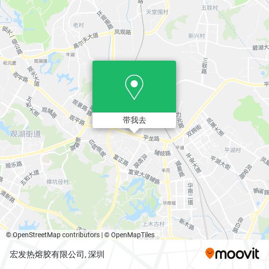 宏发热熔胶有限公司地图